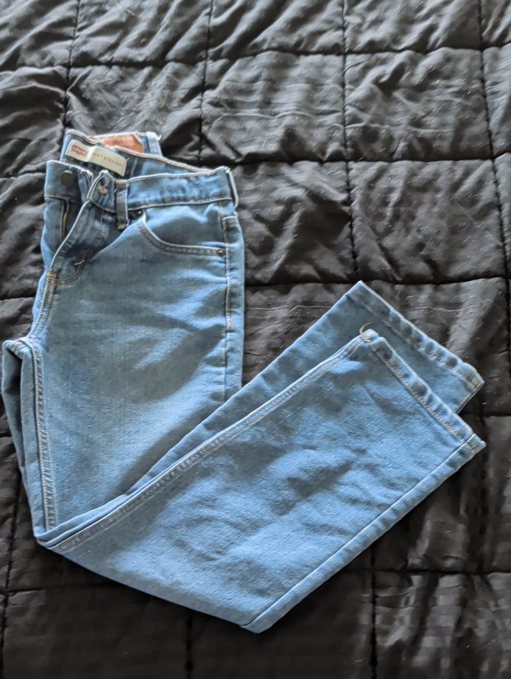 Classic Levis Light Blue Girls (14) Straight-Leg Jeans